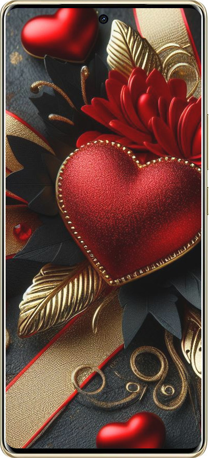 TPU чехол Сердечки v2 для Infinix Note 40 PRO 5G - 5832b-3690 изображение 