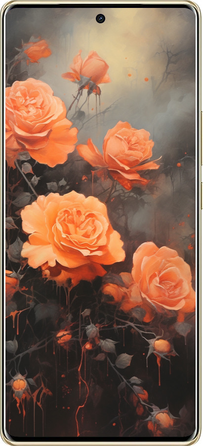 TPU чехол Оранжеві троянди для Infinix Note 40 PRO 5G - 5944b-3690 изображение 