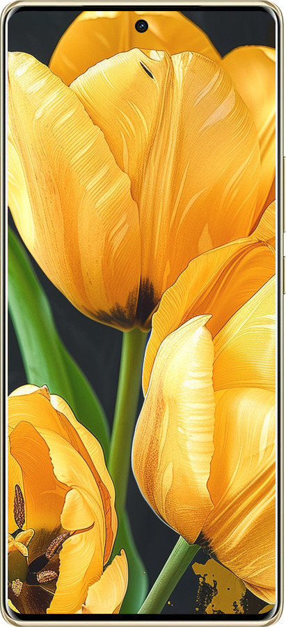 TPU чехол Желтые тюльпаны для Infinix Note 40 Pro+ 5G - 5991b-3801 изображение 