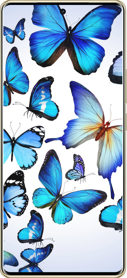 TPU чехол Бабочки для Infinix Note 40 PRO 5G - 6023b-3690 изображение 