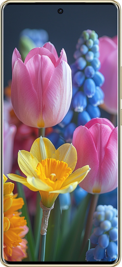 TPU чехол Весенние цветы для Infinix Note 40 PRO 5G - 6058b-3690 изображение 