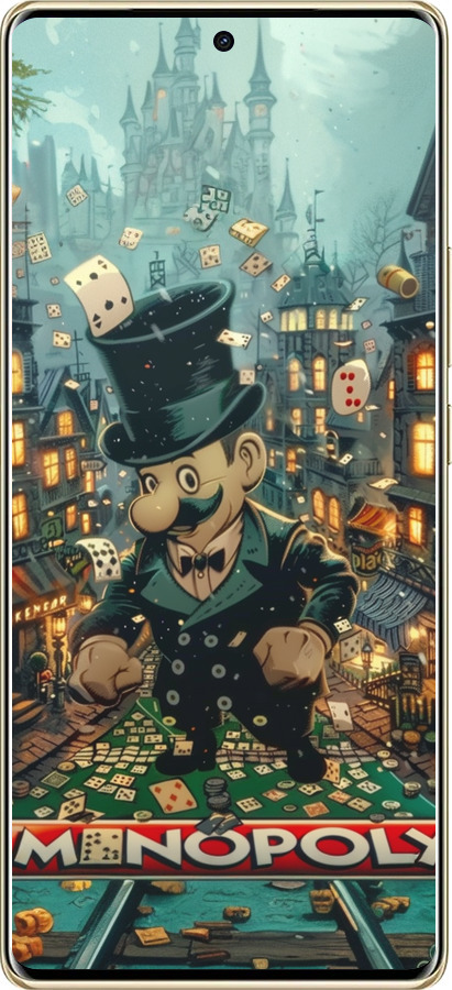 TPU чехол Сказочный Monopoly для Infinix Note 40 PRO 5G - 6086b-3690 изображение 