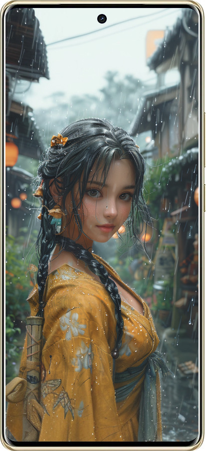 TPU чехол Anime-girl для Infinix Note 40 PRO 5G - 6133b-3690 изображение 
