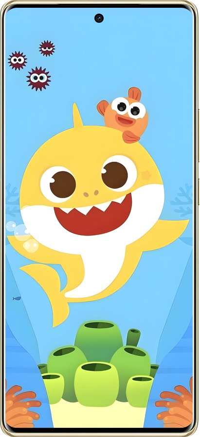 TPU чехол Бейби Шарк для Infinix Note 40 PRO 5G - 6303b-3690 изображение 