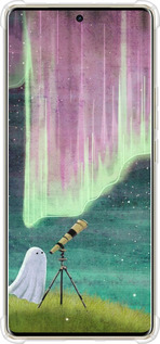 Силикон с усиленными углами чехол Привидение и звезды для Infinix Note 40 PRO 5G - 6443sp-3690 изображение 