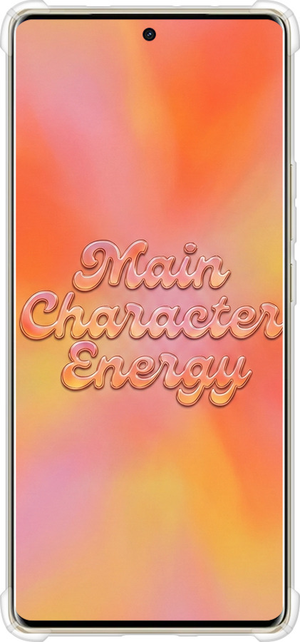 Силикон с усиленными углами чехол Aura Gradient Main Character Energy Aesthetic Y2K для Infinix Note 40 PRO 5G - 6783sp-3690 изображение 