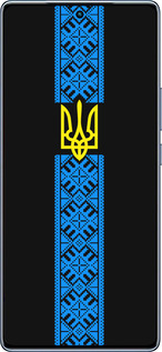 TPU чехол Тризуб в вышиванке для Infinix Note 40 - 1158b-3707 изображение 