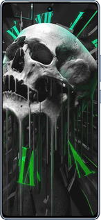 TPU чехол Череп-часы для Infinix Note 40 - 4100b-3707 изображение 