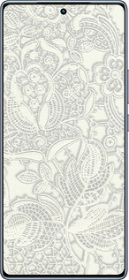 TPU чехол Белое кружево для Infinix Note 40 - 4383b-3707 изображение 