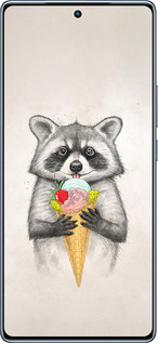 TPU чехол Енотик с мороженым для Infinix Note 40 - 4602b-3707 изображение 