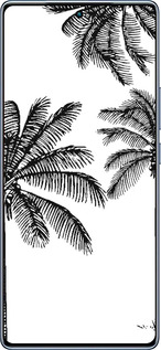 TPU чехол Пальмы1 для Infinix Note 40 - 4634b-3707 изображение 