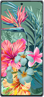 TPU чехол Тропічні квіти v1 для Infinix Note 40 - 4667b-3707 изображение 