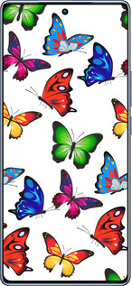TPU чехол Красочные мотыльки для Infinix Note 40 - 4761b-3707 изображение 