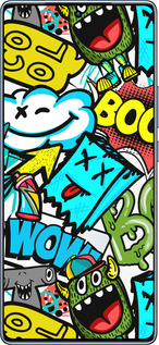 TPU чехол Стикеры v4 для Infinix Note 40 - 5508b-3707 изображение 