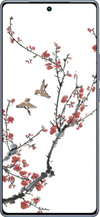 TPU чехол Сакура v2 для Infinix Note 40 - 5538b-3707 изображение 