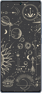 TPU чехол Фаза луны для Infinix Note 40 - 5605b-3707 изображение 