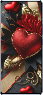 TPU чехол Сердечки v2 для Infinix Note 40 - 5832b-3707 изображение 