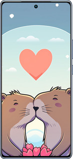 TPU чехол Капибара любовь для Infinix Note 40 - 6027b-3707 изображение 