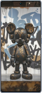 TPU чехол Bronze kaws v2 для Infinix Note 40 - 6098b-3707 изображение 