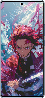 TPU чехол Танджиро Камадо: Клинок рассекающий демонов для Infinix Note 40 - 6111b-3707 изображение 