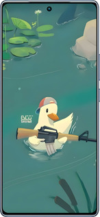 TPU чехол Уточка с автоматом для Infinix Note 40 - 6356b-3707 изображение 