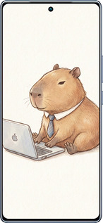 TPU чехол Funny Capybara CEO Working для Infinix Note 40 - 6777b-3707 изображение 