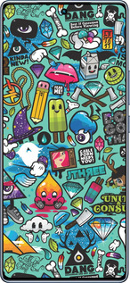 TPU чехол Стикер бомбинг 1 для Infinix Note 40 - 693b-3707 изображение 