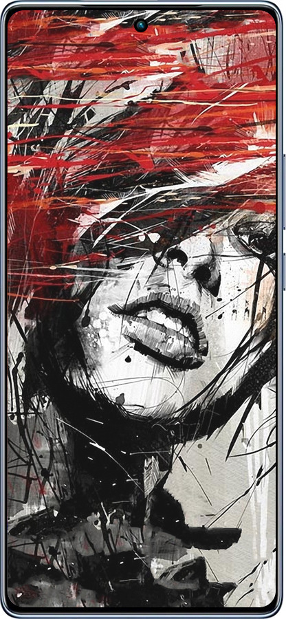 TPU чехол Лицо девушки для Infinix Note 40 - 1162b-3707 изображение 