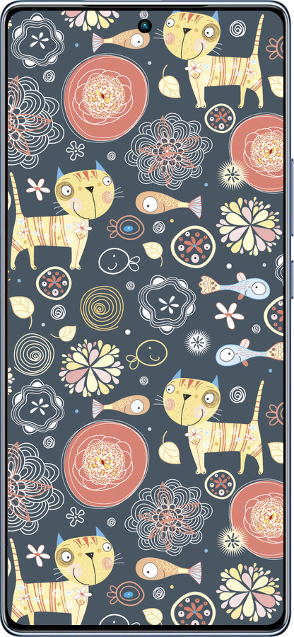 TPU чехол Котята v4 для Infinix Note 40 - 1224b-3707 изображение 