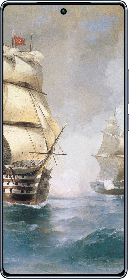 TPU чехол Айвазовский. Корабли для Infinix Note 40 - 160b-3707 изображение 