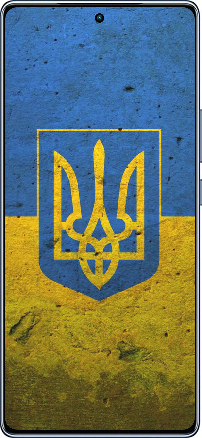 TPU чехол Флаг и герб Украины 2 для Infinix Note 40 - 378b-3707 изображение 