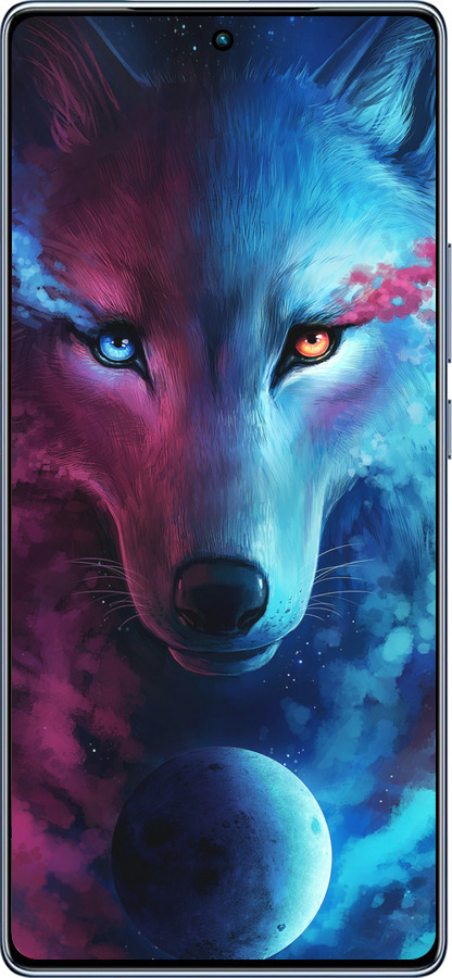 TPU чехол Арт-волк для Infinix Note 40 - 3999b-3707 изображение 