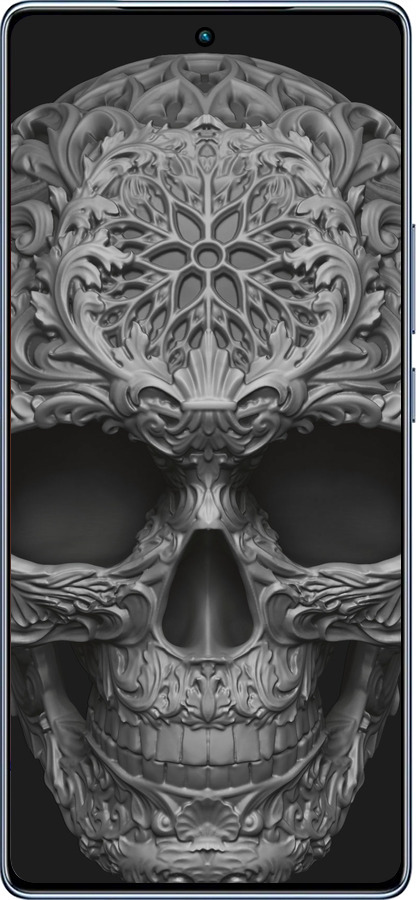 TPU чехол skull-ornament для Infinix Note 40 - 4101b-3707 изображение 