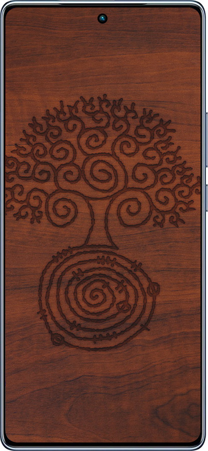 TPU чехол Узор дерева для Infinix Note 40 - 4119b-3707 изображение 