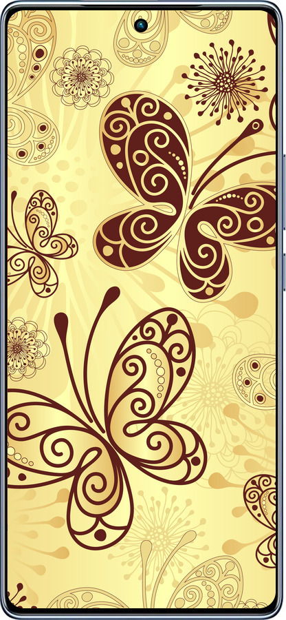 TPU чехол Красивые бабочки для Infinix Note 40 - 4170b-3707 изображение 