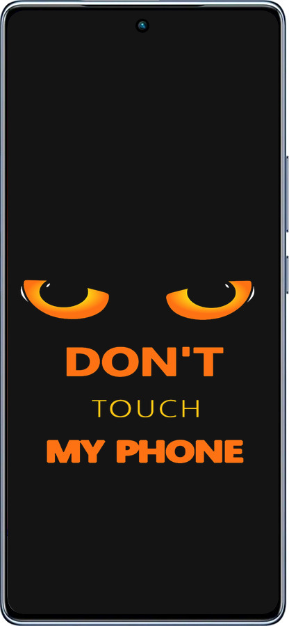 TPU чехол Don't touch the phone для Infinix Note 40 - 4261b-3707 изображение 