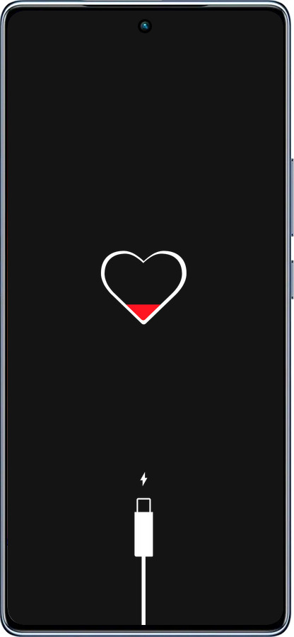 TPU чехол Подзарядка сердца для Infinix Note 40 - 4274b-3707 изображение 