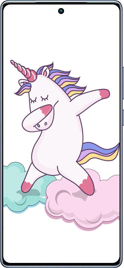 TPU чехол Единорог для Infinix Note 40 - 4702b-3707 изображение 