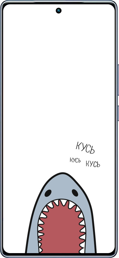 TPU чехол Акула для Infinix Note 40 - 4870b-3707 изображение 