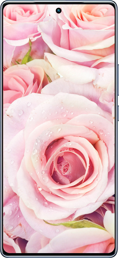 TPU чехол Розы для Infinix Note 40 - 525b-3707 изображение 