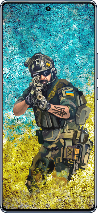 TPU чехол Воин ЗСУ для Infinix Note 40 - 5311b-3707 изображение 