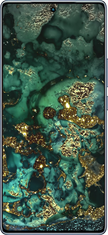 TPU чехол Мрамор золото богатство для Infinix Note 40 - 5419b-3707 изображение 