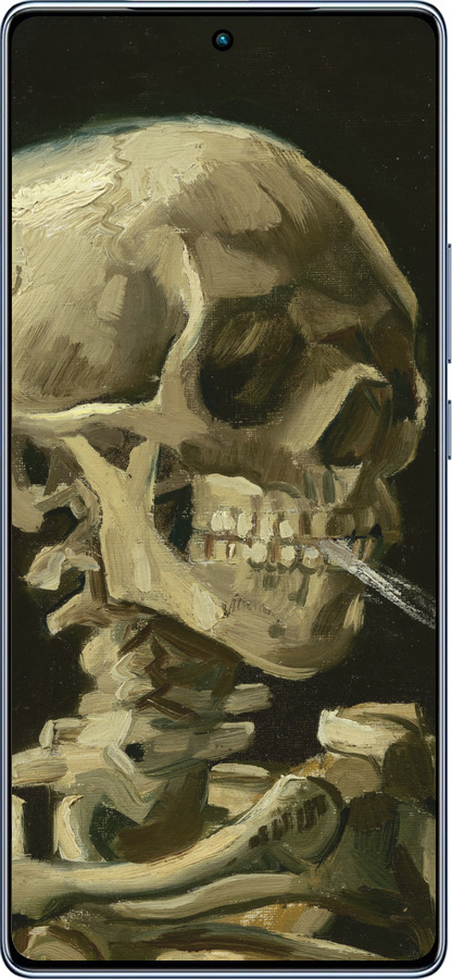 TPU чехол Винсент Ван Гог. Череп для Infinix Note 40 - 5544b-3707 изображение 