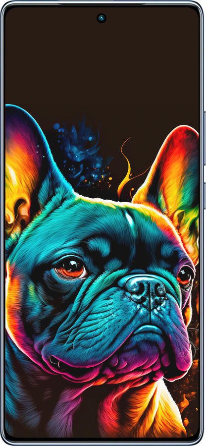 TPU чехол Яркий бульдог для Infinix Note 40 - 5547b-3707 изображение 