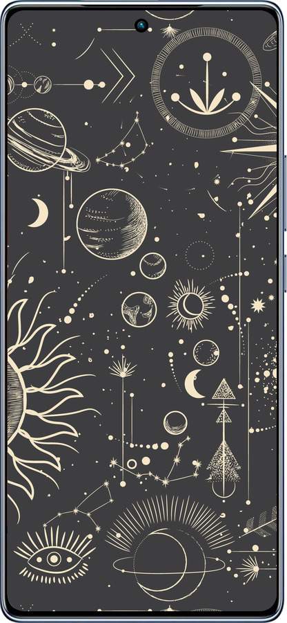 TPU чехол Фаза луны для Infinix Note 40 - 5605b-3707 изображение 