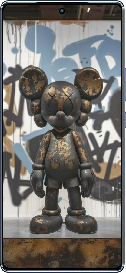 TPU чехол Bronze kaws v2 для Infinix Note 40 - 6098b-3707 изображение 