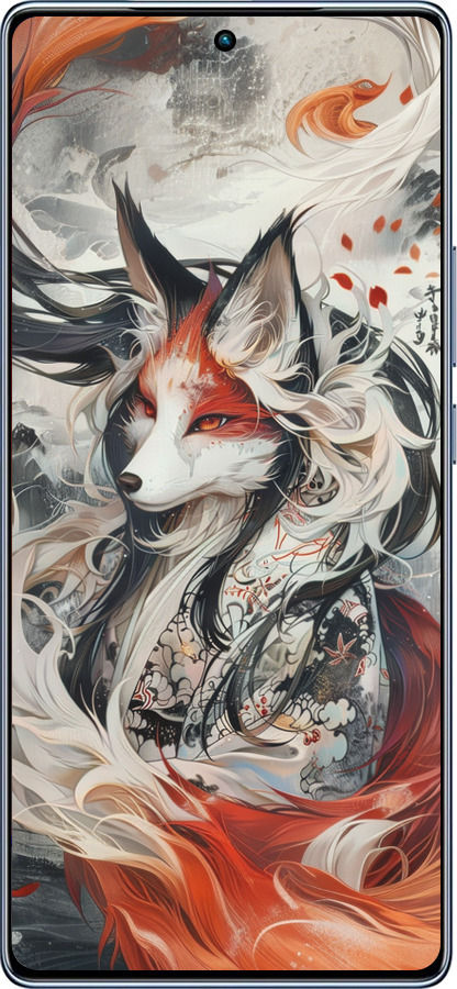 TPU чехол Дух кицунэ' для Infinix Note 40 - 6107b-3707 изображение 