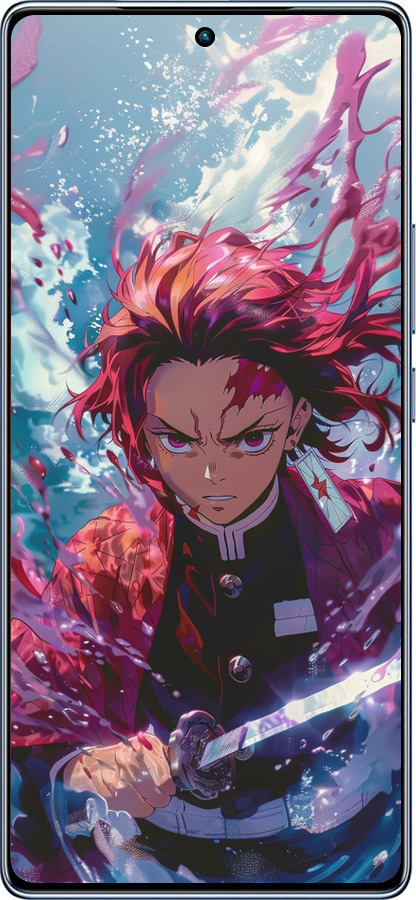 TPU чехол Танджиро Камадо: Клинок рассекающий демонов для Infinix Note 40 - 6111b-3707 изображение 