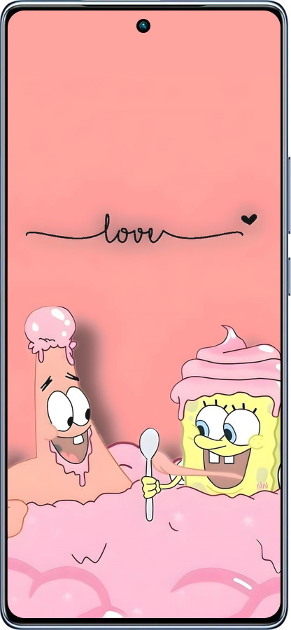 TPU чехол Спанч Боб для Infinix Note 40 - 6282b-3707 изображение 