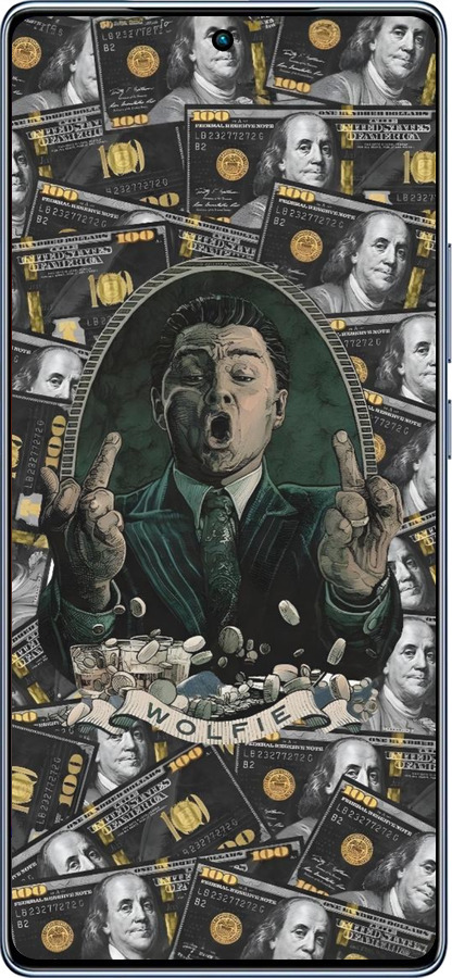 TPU чехол Волк с валл стрит для Infinix Note 40 - 6287b-3707 изображение 